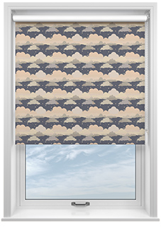 Cloudy Cosmos, Twinkle Grey - Roller Blind